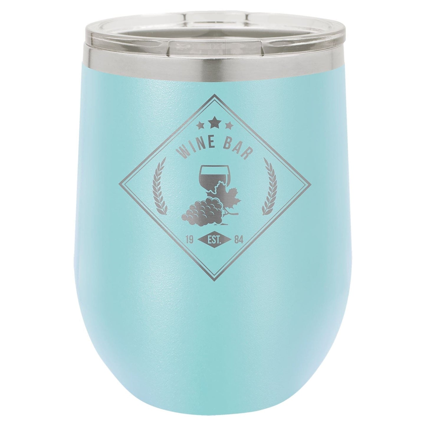 12 oz. Stemless Stainless Steel Wine Tumbler