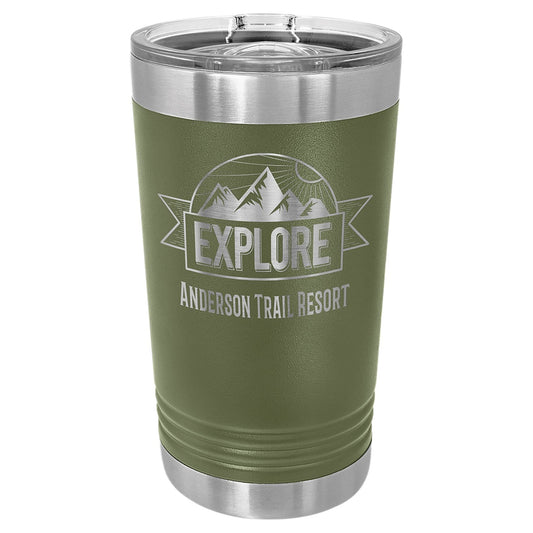 16 oz. Stainless Steel Pint Tumbler