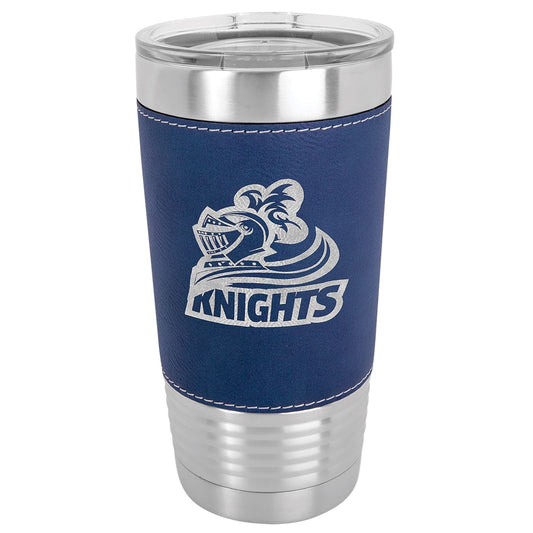 20 oz Laserable Leatherette Travel Tumbler