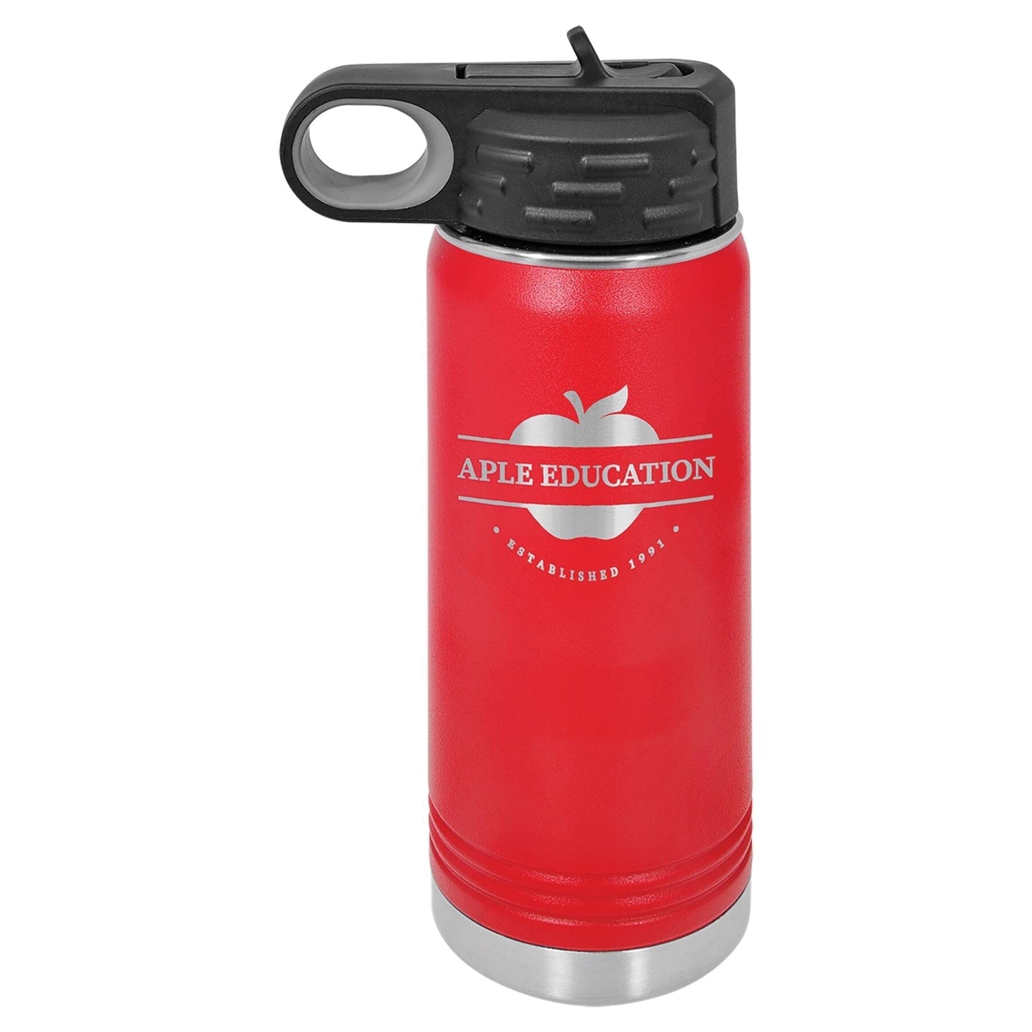 20 oz. Stainless Steel Water Bottle Tumbler with Flip Top Lid