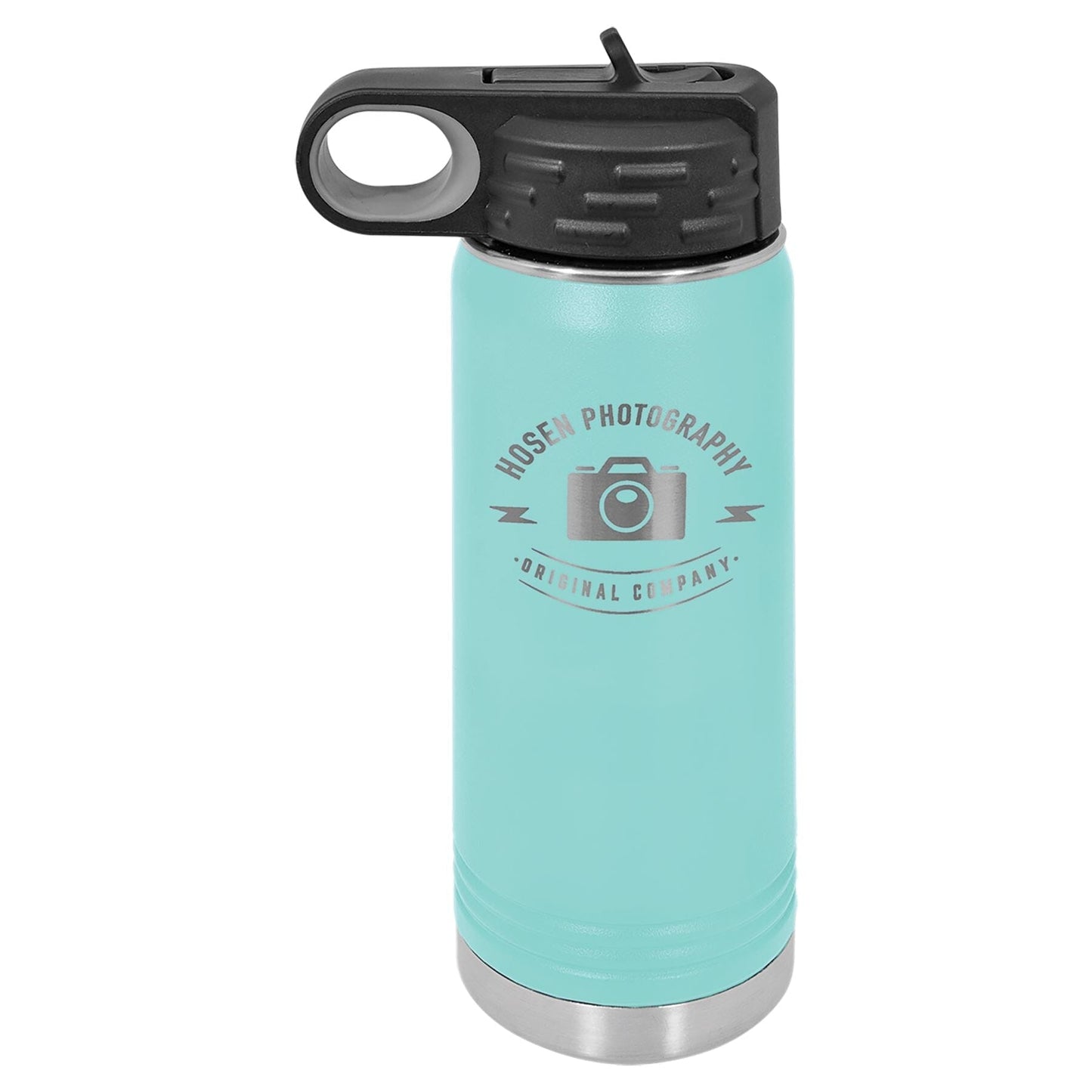20 oz. Stainless Steel Water Bottle Tumbler with Flip Top Lid
