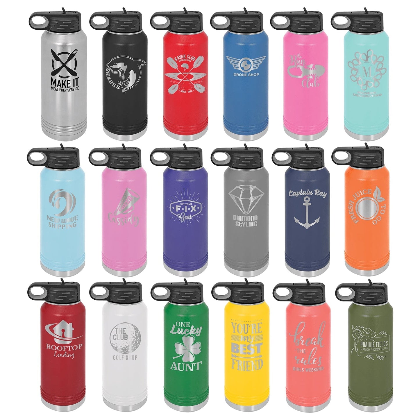 Polar Camel 32 oz. Stainless Steel Water Bottle